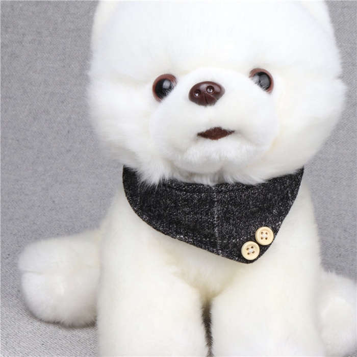 Dog Collars Pet PU Triangle Collars, Specification: 1.3x34cm(Red)