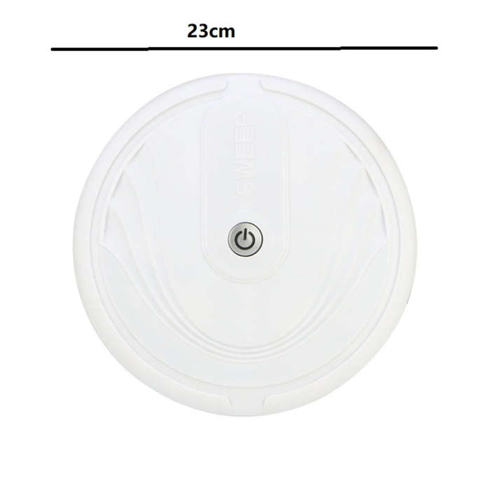 Smart Sweeping Robot Household Hair Cleaner, Specification:Battery Version(White)