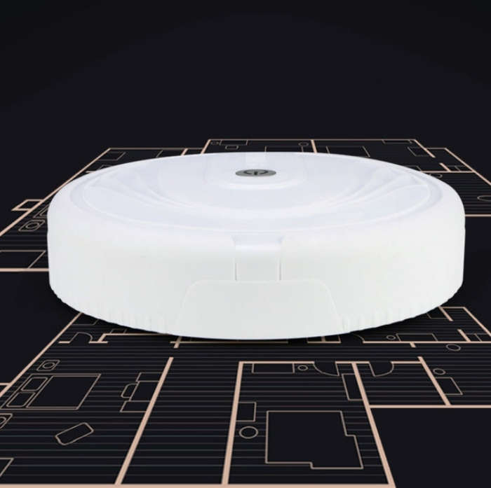 Smart Sweeping Robot Household Hair Cleaner, Specification:Battery Version(White)