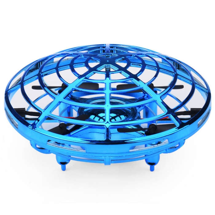 Mini Sensor UFO Remote Control Drone Smart Gesture Sensor UFO Remote Control UFO Aircraft(Blue)