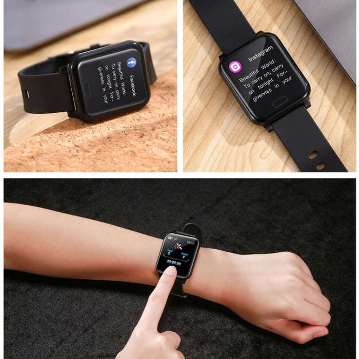 Y12 1.1 inch Screen Smart Bracelet, IP67 Waterproof, Support NFC/ Bluetooth Call/ Sleep Monitorin...