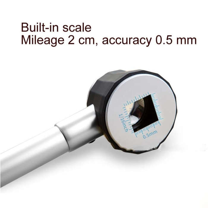 Handheld With Scale With 3 Lights 45 Times Magnifying Glass High-Definition Double Lens Magnifyin...