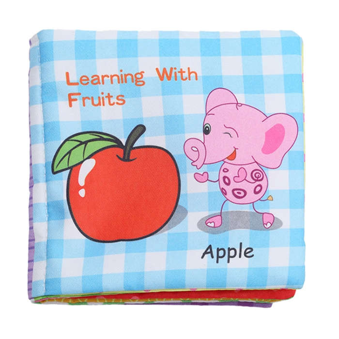 Baby Rattles Toy Soft Animal Cloth Book Newborn Stroller Hanging Toy Early Learning Education Bab...