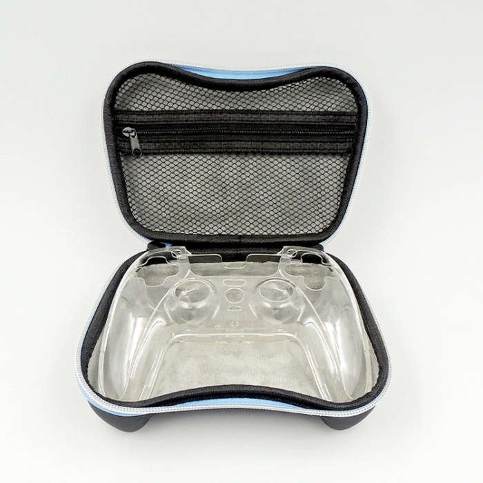 iPlay HBP-283 Gamepad Protective Shell Storage Bag For PS5(Handbag + PC Transparent Cover)