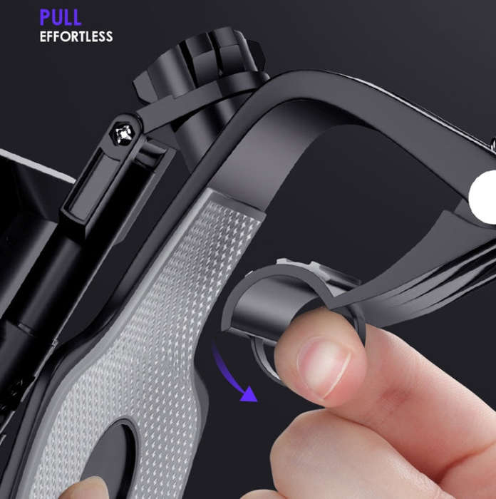 Car Mobile Phone Holder Car Dashboard Rearview Mirror Navigation Bracket With Stop Sign
