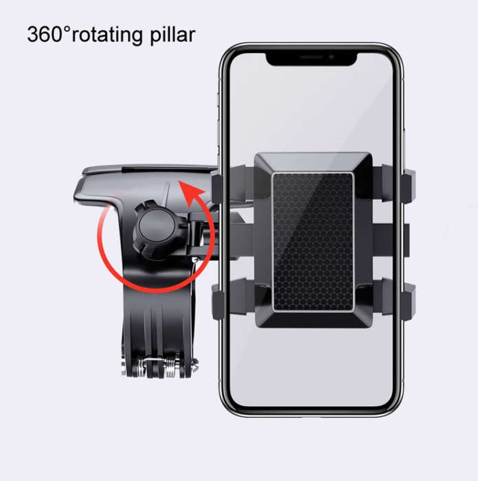 Car Mobile Phone Holder Car Dashboard Rearview Mirror Navigation Bracket With Stop Sign