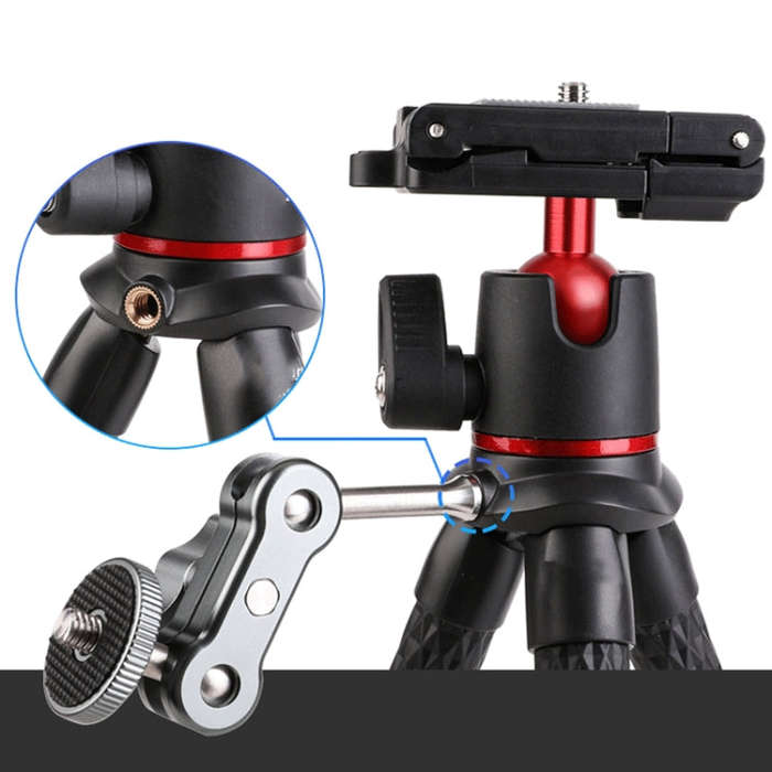 Portable SLR Camera Mobile Phone Live Mini Desktop Tripod Stand  With Head