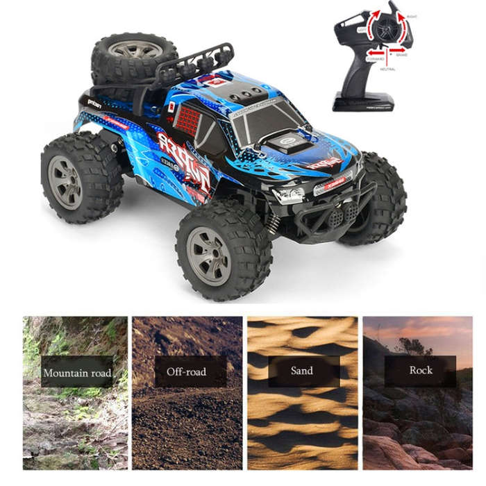 MGRC Charging Remote Control Car 2.4G Wireless Remote Control Four-Way Cross-Country Climbing Car...