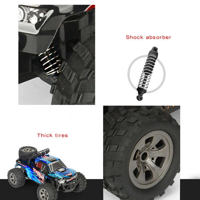 MGRC Charging Remote Control Car 2.4G Wireless Remote Control Four-Way Cross-Country Climbing Car...