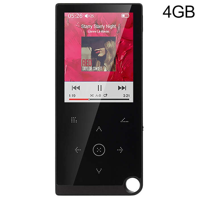 E05 2.4 inch Touch-Button MP4 / MP3 Lossless Music Player, Support E-Book / Alarm Clock / Timer S...