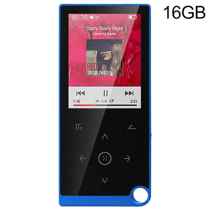 E05 2.4 inch Touch-Button MP4 / MP3 Lossless Music Player, Support E-Book / Alarm Clock / Timer S...