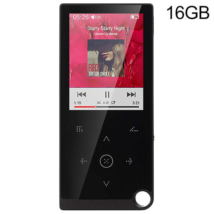 E05 2.4 inch Touch-Button MP4 / MP3 Lossless Music Player, Support E-Book / Alarm Clock / Timer S...
