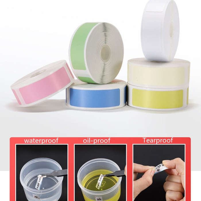 2 PCS Supermarket Goods Sticker Price Tag Paper Self-Adhesive Thermal Label Paper for NIIMBOT D11...