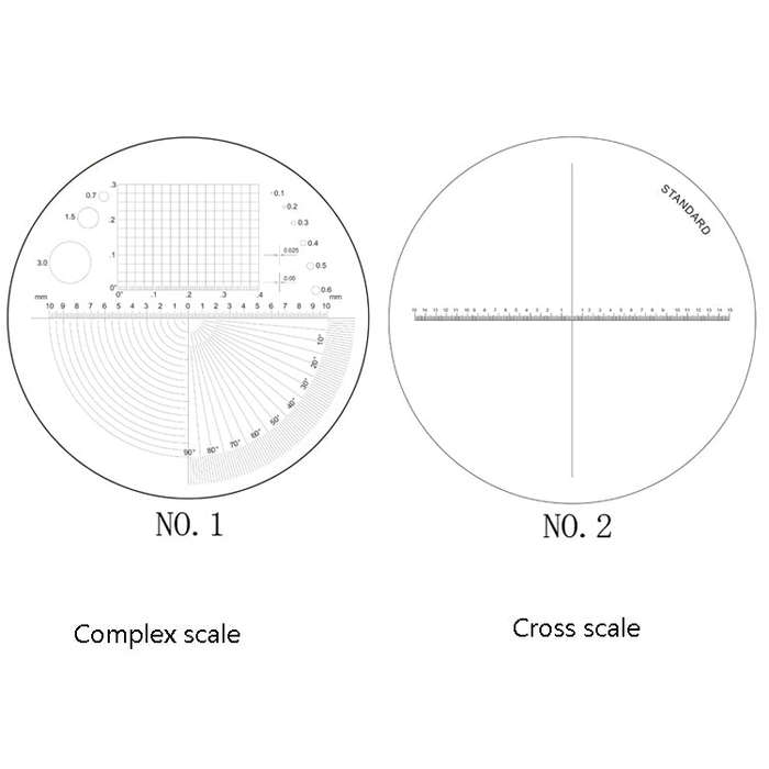 8 LED Lights 3 Groups Of Optical Glass HD With Scale 10 Times Magnifying Glass, Specification: Cr...