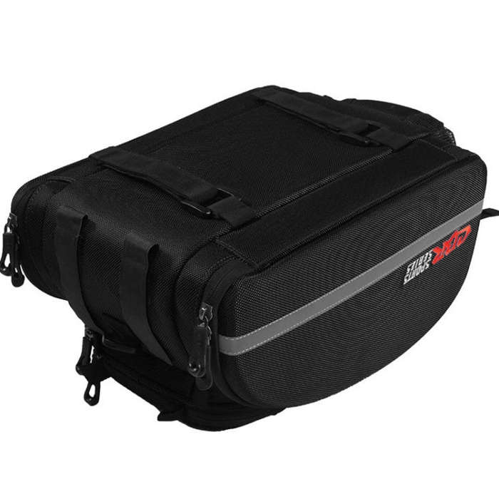 CBR Bike Hard Shell Shelf Bag Travel Bag Bicycle Hard Shell Shoulder Bag(Black)