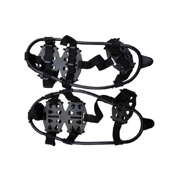 Outdoor 24-Tooth Reinforced Crampons Non-Slip Shoe Covers Snow Claws Winter Hiking Shoes Spikes C...