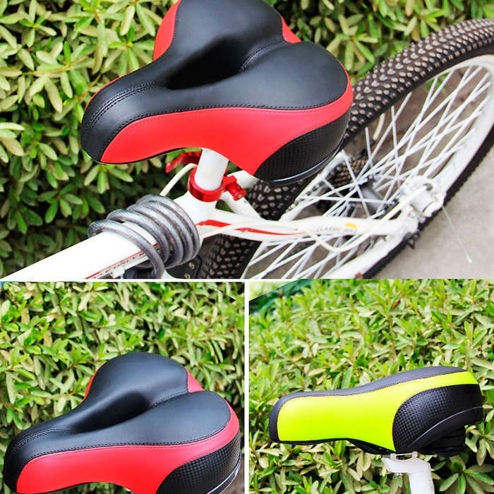 Reflective Seat Bicycle Seat Bicycle Saddle Seat(Black Blue)