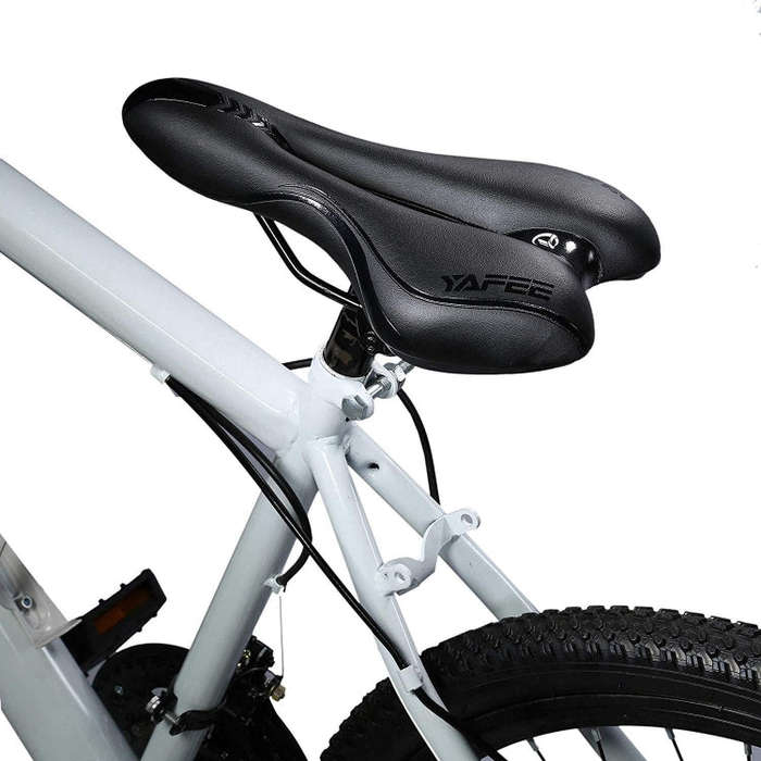 YAFEE YF-1034-3 Soft Mountain Bike Seat Mountain Bike Hollow Breathable Saddle Seat Cushion Bicyc...