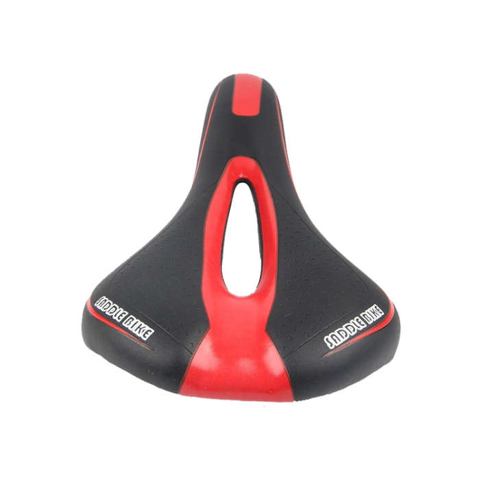 Mountain Bike Saddle Road Bike Folding Car Seat Cushion Cycling Equipment, Colour: Black Red(No S...