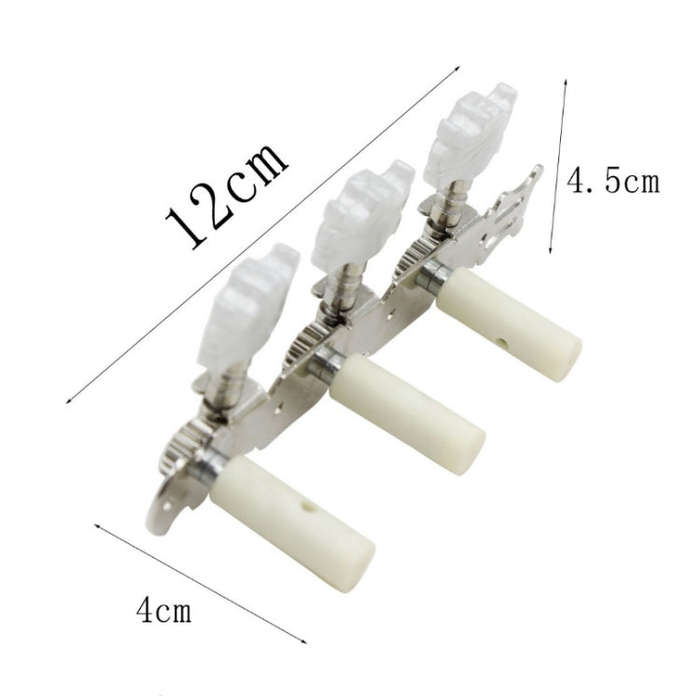 Guitar Knob Gear Type Snap Pegs Alloy Base Knobs(Y-06)