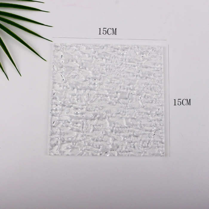 15 x 15cm Acrylic Texture Background Board Photo Props Background Decorative Geometric Ornaments(...
