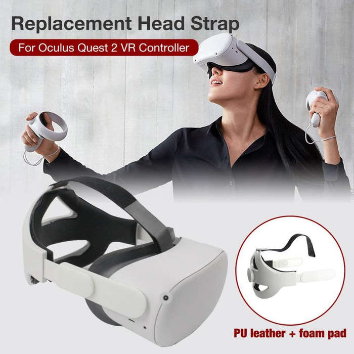 VR Comfortable Replacement Headset VR Accessories Weight Loss Headband, For Quest 2