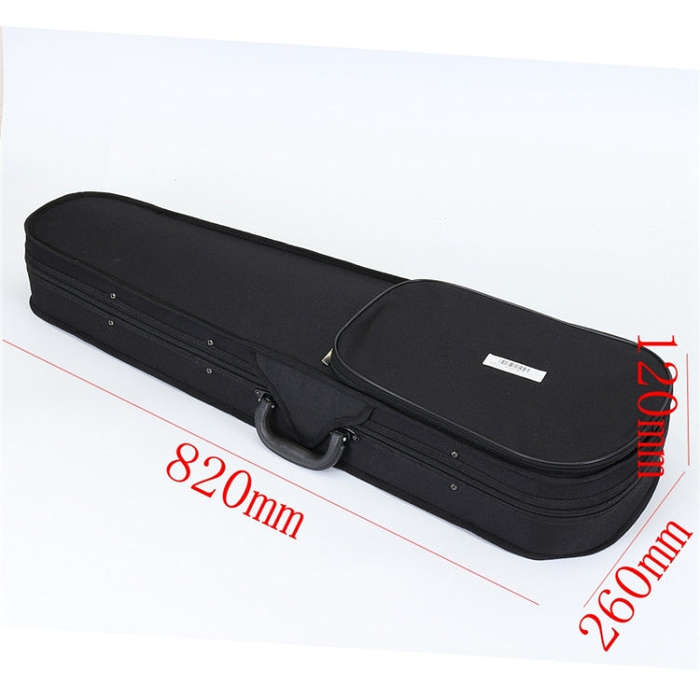 YS030 4 / 4 Wooden Manual Electronic Violin for Beginners, with Bag(Wine Red)