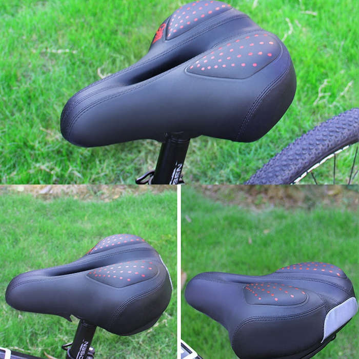 Bicycle Riding Seat Silicone Bicycle Seat Bicycle Saddle(Blue)