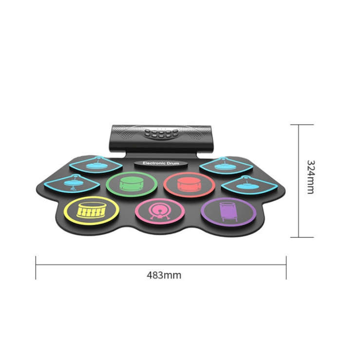 MD862M Bluetooth Drum Set For Beginners Learn To Play Portable Electronic Drums