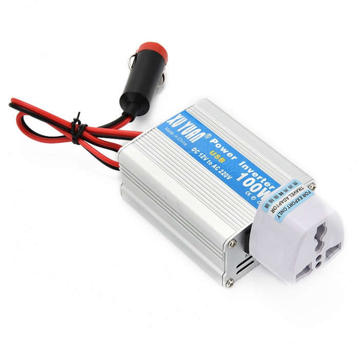 XUYUAN 100W Car Inverter Car Notebook Power Supply with USB, Specification: 12V to 220V