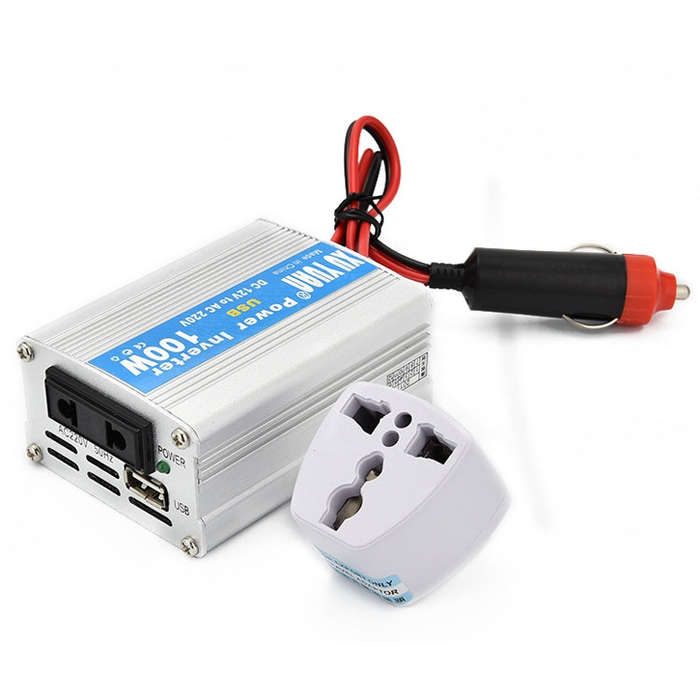 XUYUAN 100W Car Inverter Car Notebook Power Supply with USB, Specification: 12V to 220V
