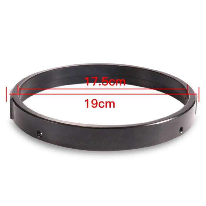 7 Inch Motorcycle Headlight Modification Parts Headlight Ring Bracket(Silver)