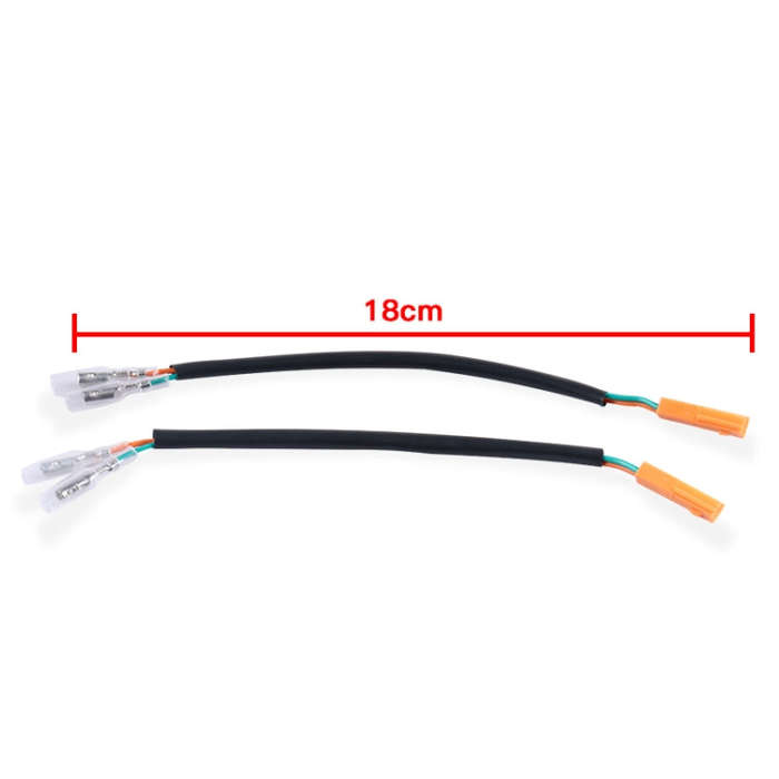 Motorcycle Retro Turn Signal Plug Adapter Cable Adaptor For Kawasaki Z800 / Z1000 / ZX-6R