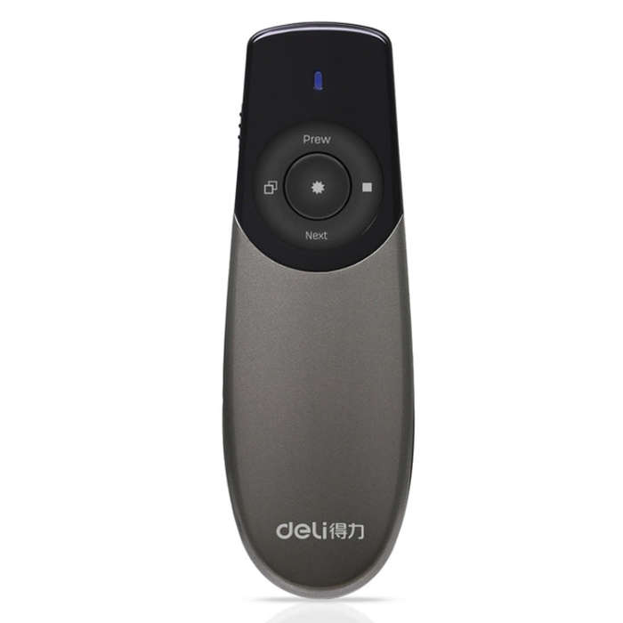 Deli 2.4GHz Laser Teaching Page Flip Pen Remote Play Pen with Flying Mouse, Model: 2805 (Black) R...