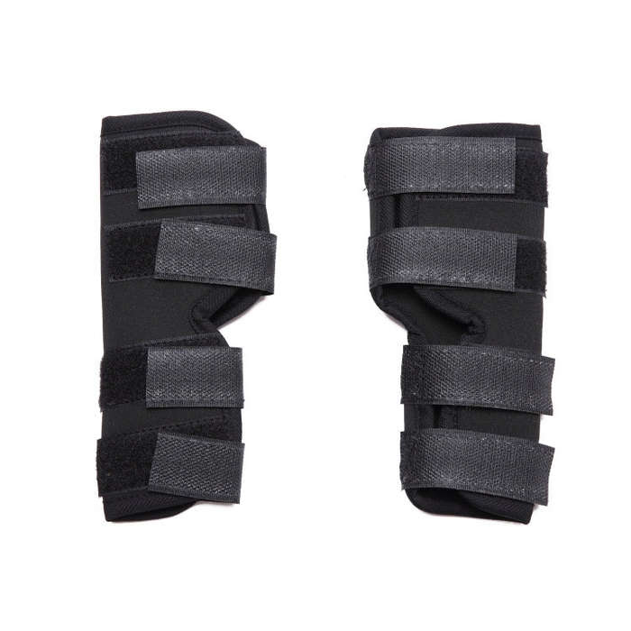 Pet Knee Pads Dog Leg Guards Pet Protective Gear Surgery Injury Sheath, Size: L(HJ01 Classic Black)