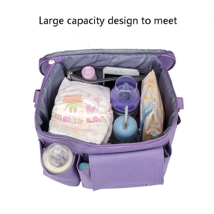 Multifunctional Stroller Hanging Bag Stroller Baby Bottle Water Bottle Bag Storage bag(Purple)