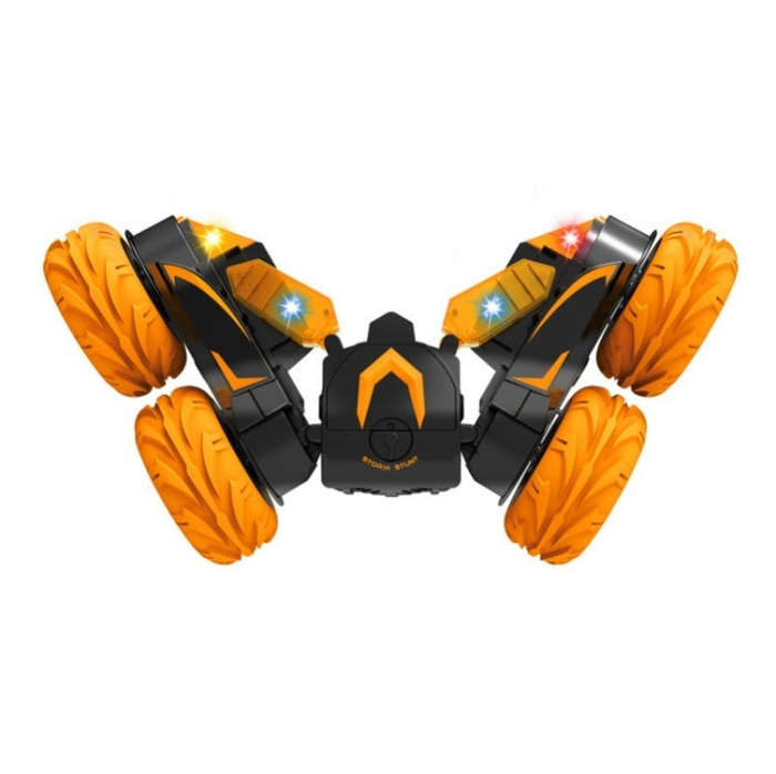 Double-Sided 360-Degree Lighting Stunt Car Climbing And Rolling Remote Control Off-Road Vehicle(B...