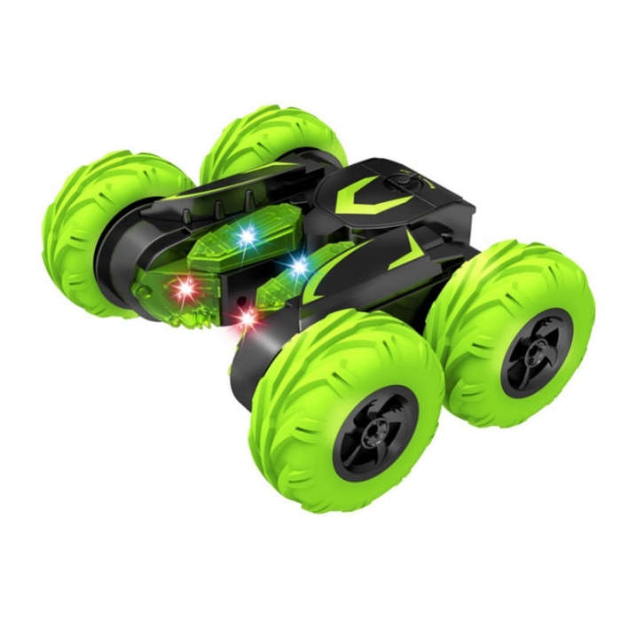 Double-Sided 360-Degree Lighting Stunt Car Climbing And Rolling Remote Control Off-Road Vehicle(B...