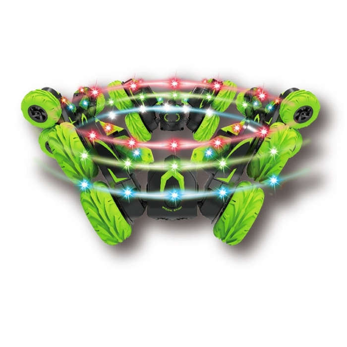 Double-Sided 360-Degree Lighting Stunt Car Climbing And Rolling Remote Control Off-Road Vehicle(B...