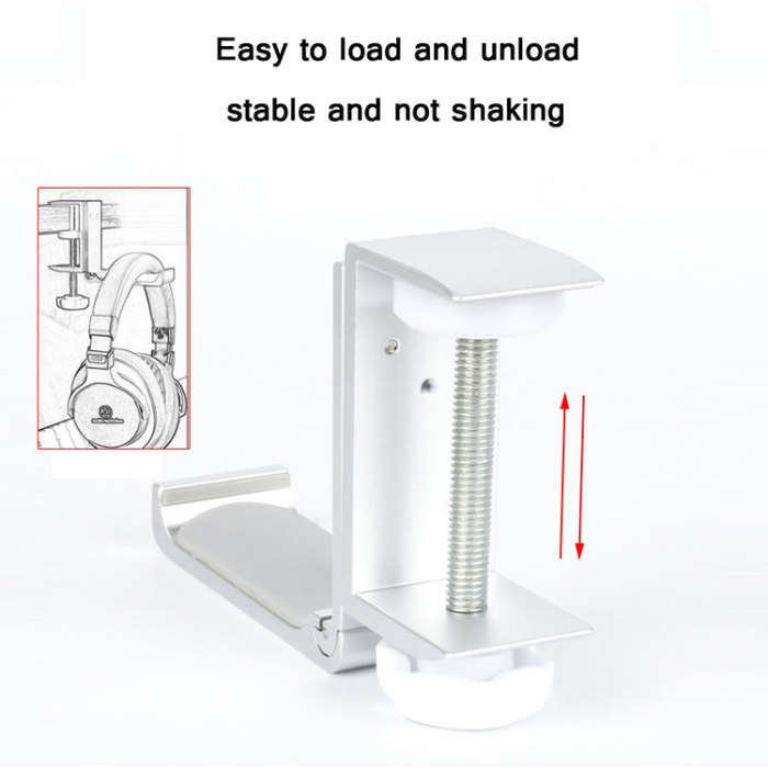 Headphone Bracket Internet Cafe Monitor Earphone Hanger Desktop Earphone Display Stand, Style: Lo...
