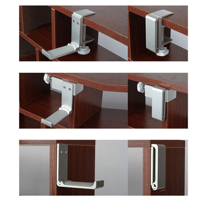 Headphone Bracket Internet Cafe Monitor Earphone Hanger Desktop Earphone Display Stand, Style: Pa...