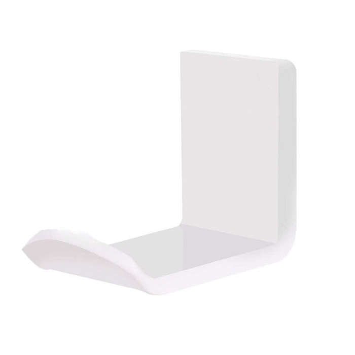 2 PCS Headphone Bracket Sticky Headset Hanger(White)