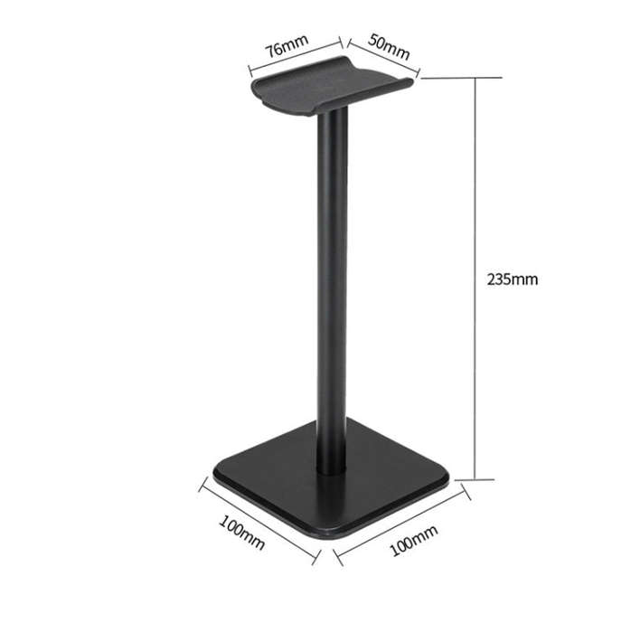 Headphone Holder Aluminum Alloy Internet Cafe Computer Headphone Stand Hanger Hook Display Shelf(...