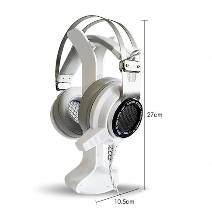 2 PCS Universal Headphone Holder Display Shelf  Internet Cafe Computer Headphone Hanger(Black)