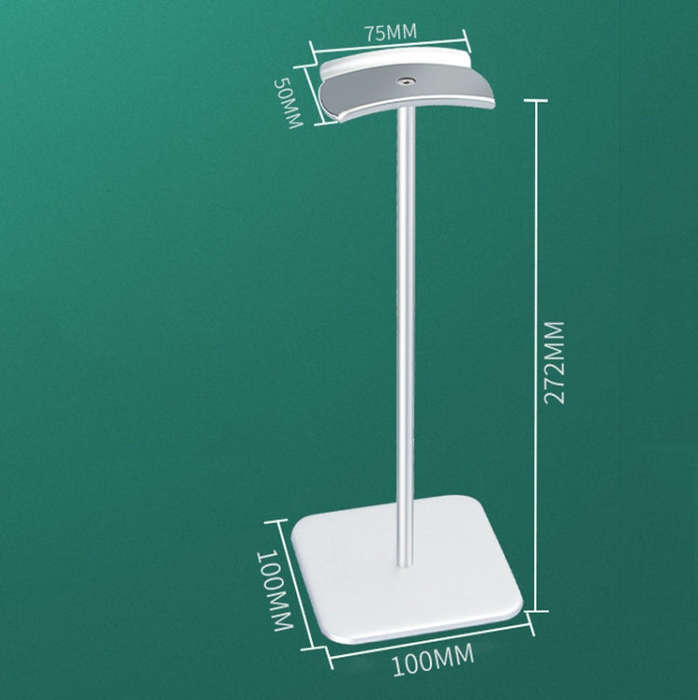 D6 Headset Aluminum Alloy Earphone Holder Internet Cafe Computer Headphone Hanger Display Shelf(B...