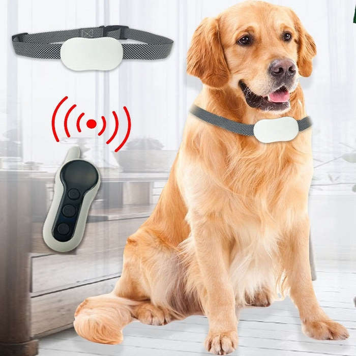 Remote Control Training Device Bark Stopper Rechargeable Collar Waterproof Vibration Trainer, Spe...