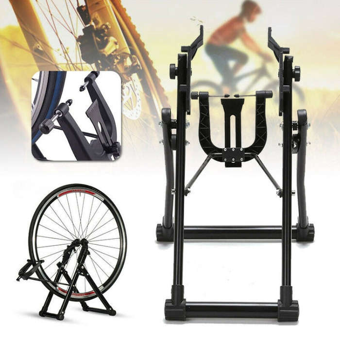 Bicycle Accessories Bicycle Adjustment Ring Table Bicycle Tool Wheel Set Adjustment Table(Black)