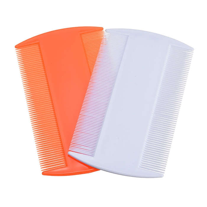4pcs Pet Comb Double-Sided Comb Dog Cleaning Supplies Cat Comb Pet Grooming Supplies(Purple)