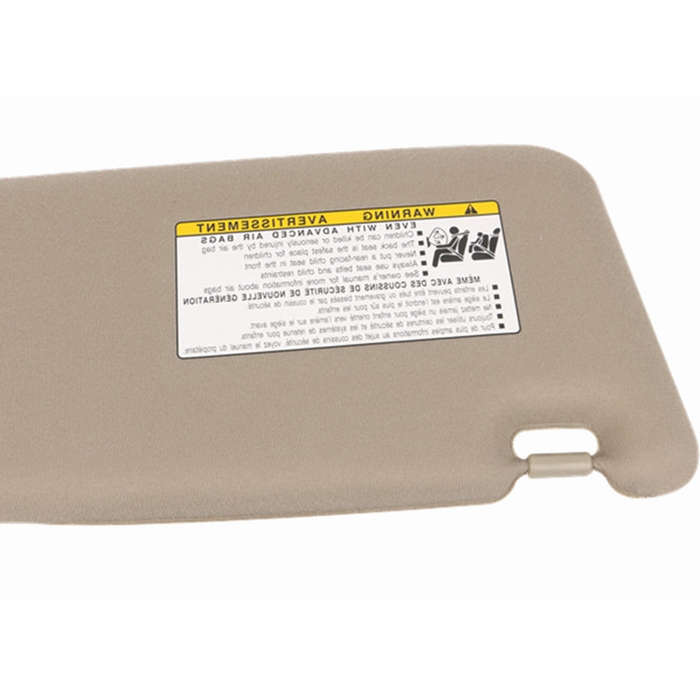 Left Driver Side Sun Visor With Mirror Driving Position Sun Visor For Toyota Camry 2007-2011(Gray)