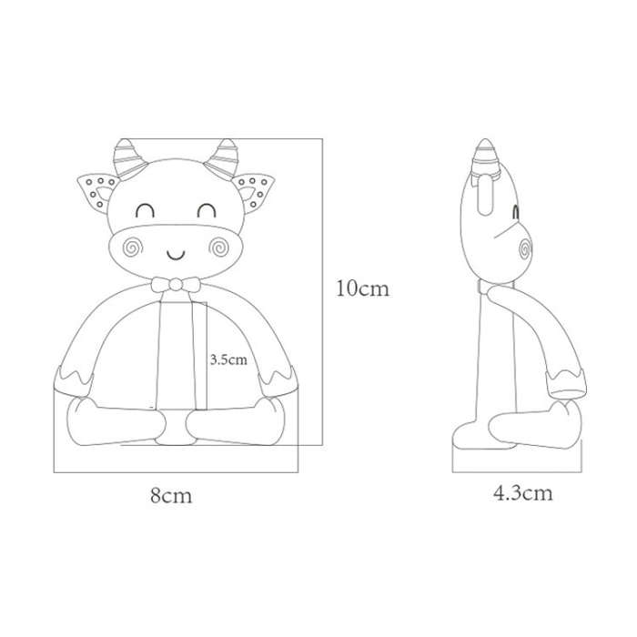Three-Dimensional Cartoon Silicone Baby Teether Molar Rods Children Toys Maternal And Child Suppl...
